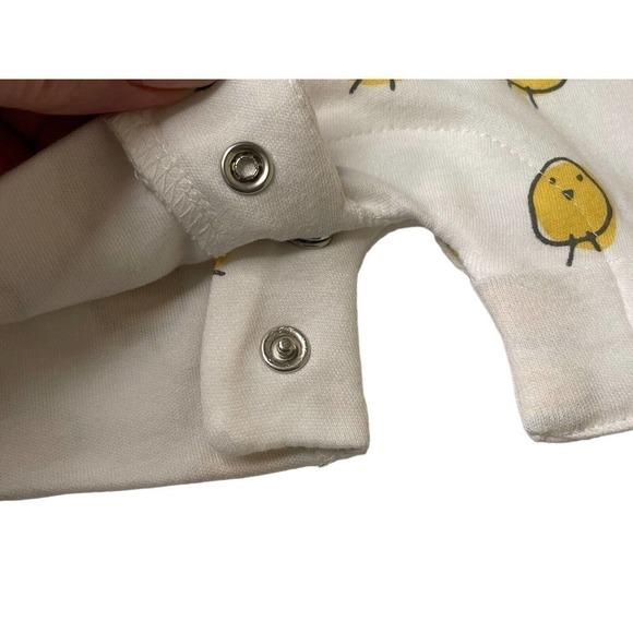Hallmark Baby NEW Baby Chick Romper 6-12 Mos. 100% Cotton Unisex Summer Spring - Picture 3 of 7